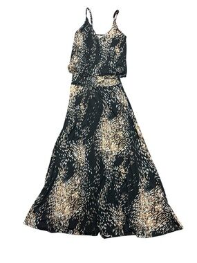 Veronica M Drop Waist Maxi Dress with Spaghetti Straps XS